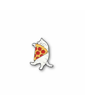 Значок «Кот с пиццей»